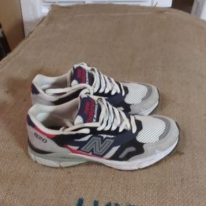 Rare NEW BALANCE M920 GKR SILVER RED NAVY Made in UK M920GKR US 8